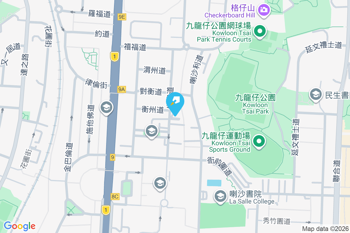 牛津道24號 地圖位置