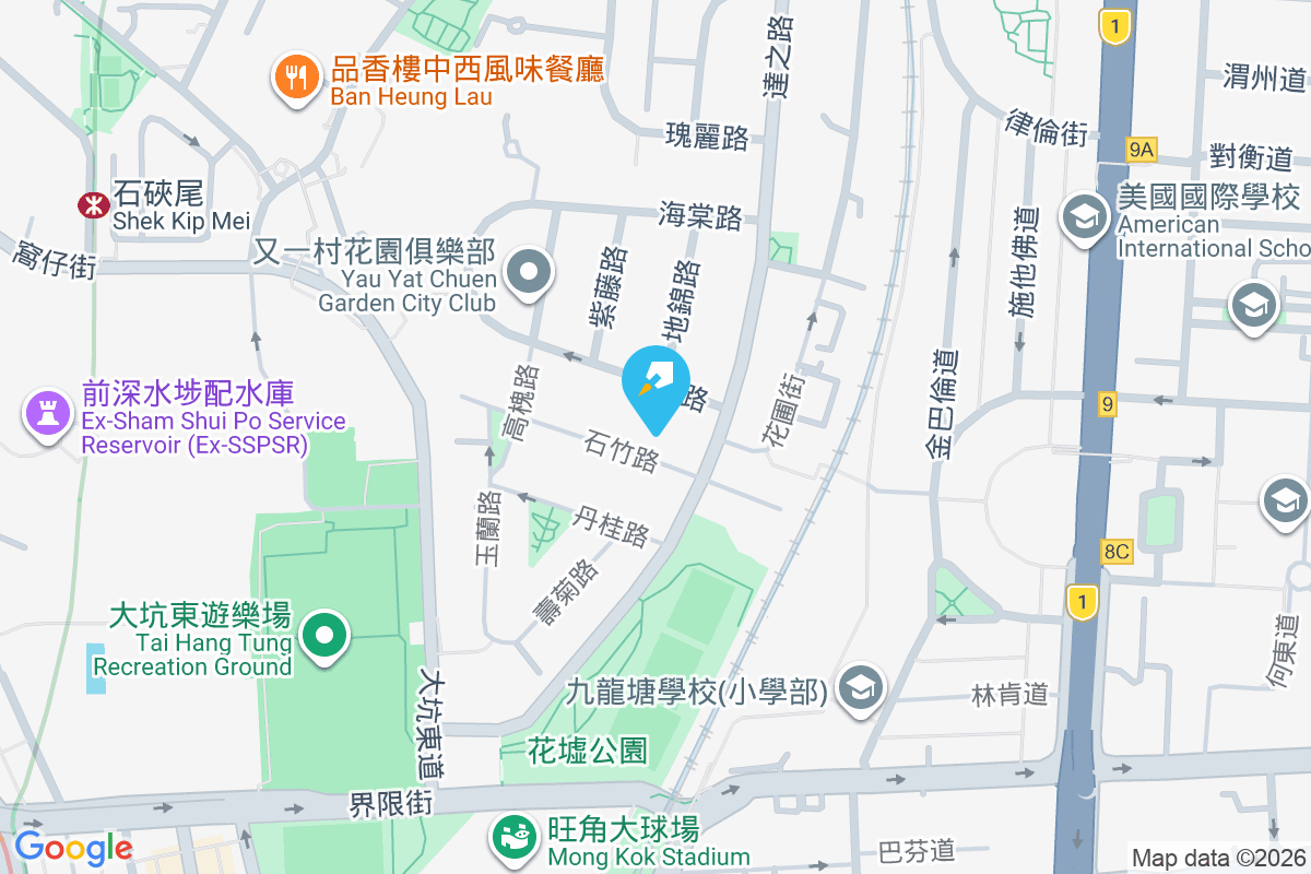 石竹路4號 地圖位置