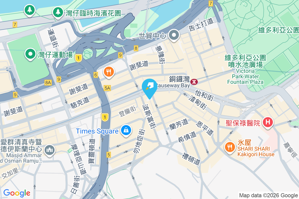 利園山道5-11號 地圖位置