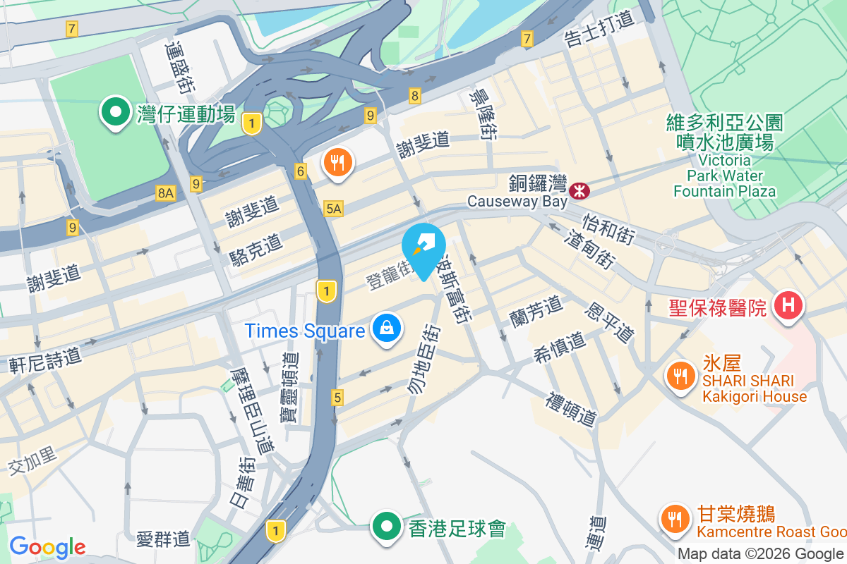 羅素街54-56號 地圖位置