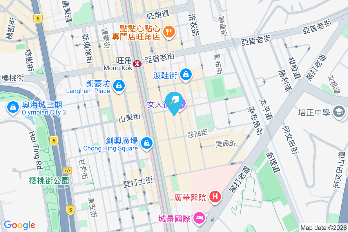 通菜街33號 地圖位置