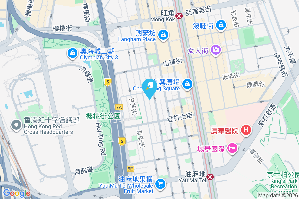新填地街315號 地圖位置