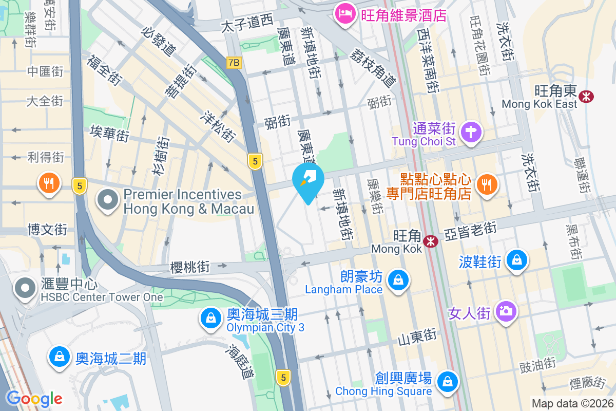 廣東道1089號 地圖位置