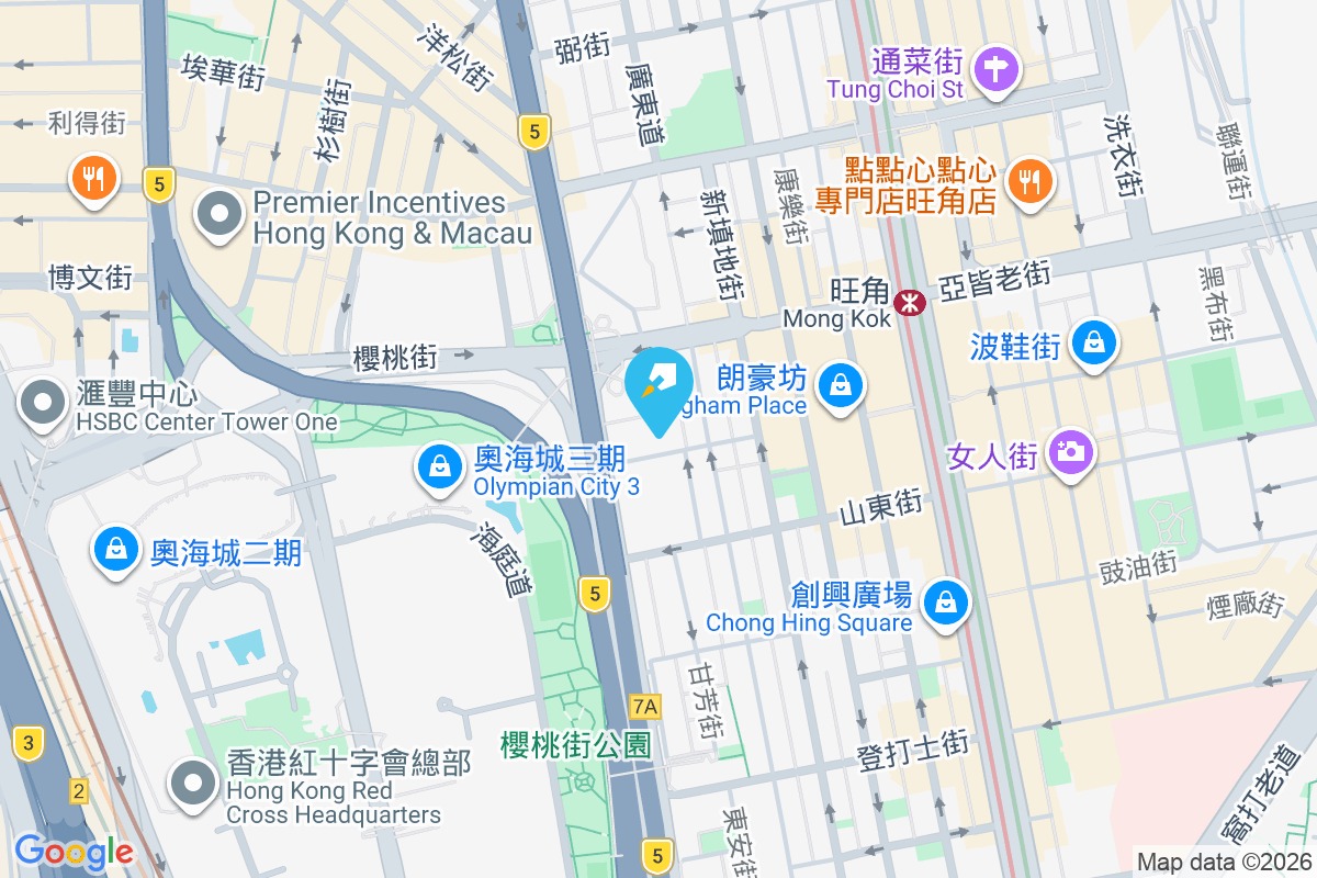 奶路臣街3B號 地圖位置