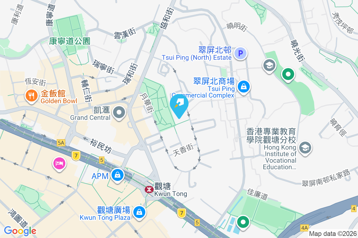 安樂花園大廈 地圖位置