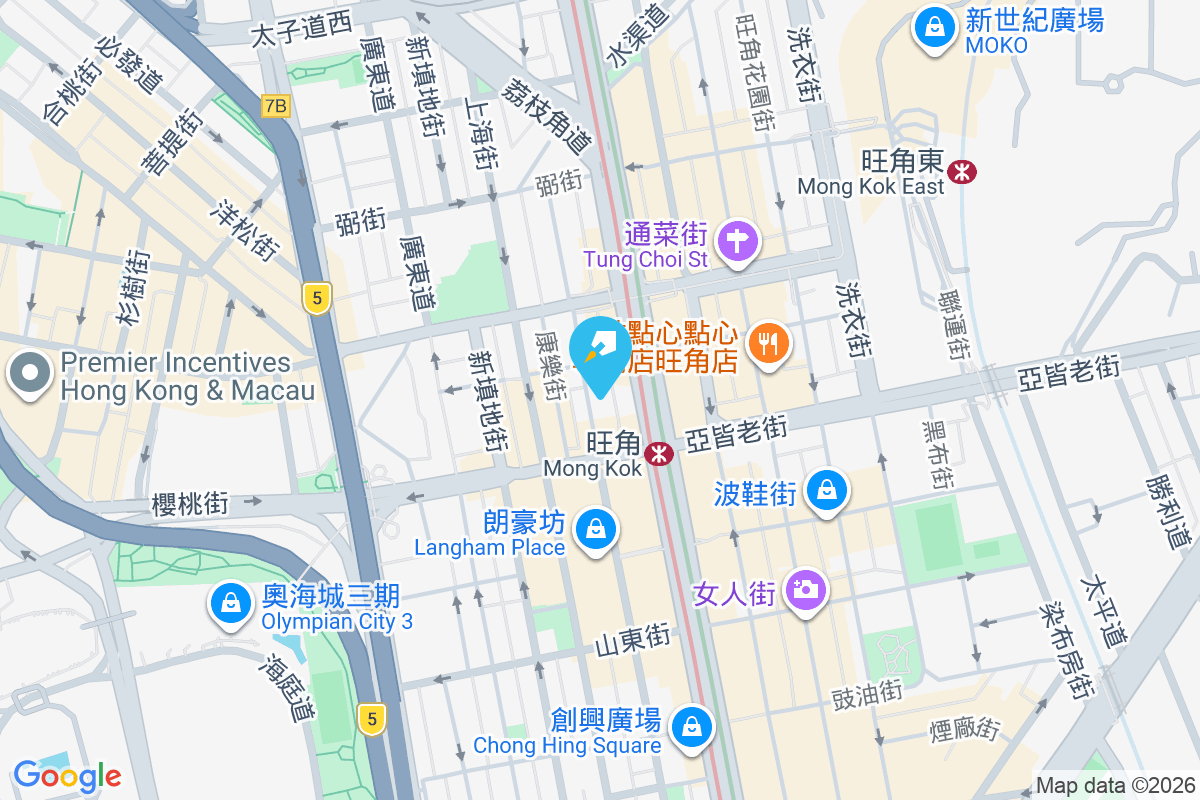 砵蘭街286號 地圖位置
