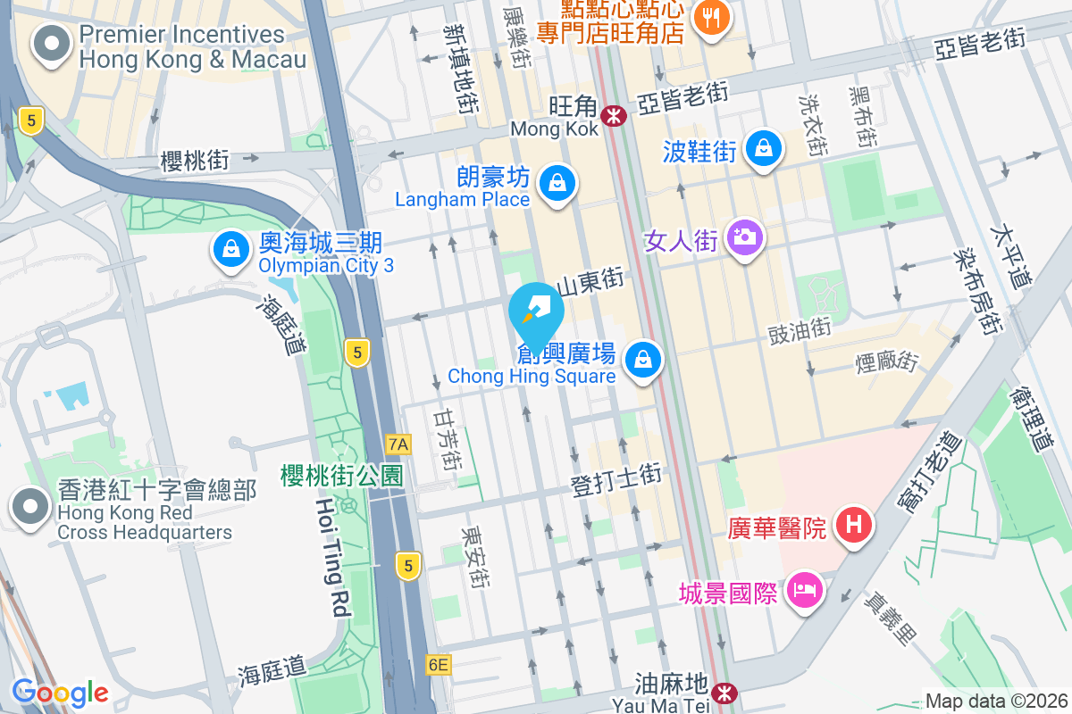上海街497號 地圖位置