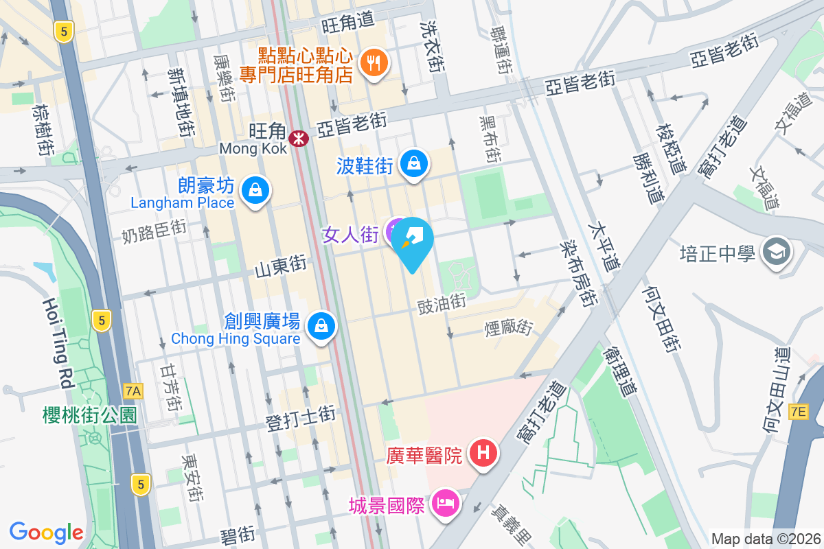 通菜街16號 地圖位置