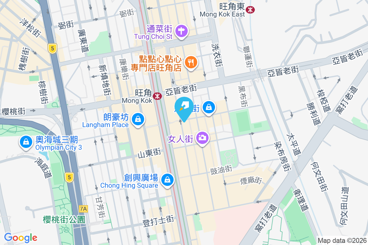 西洋菜南街58-60號 地圖位置