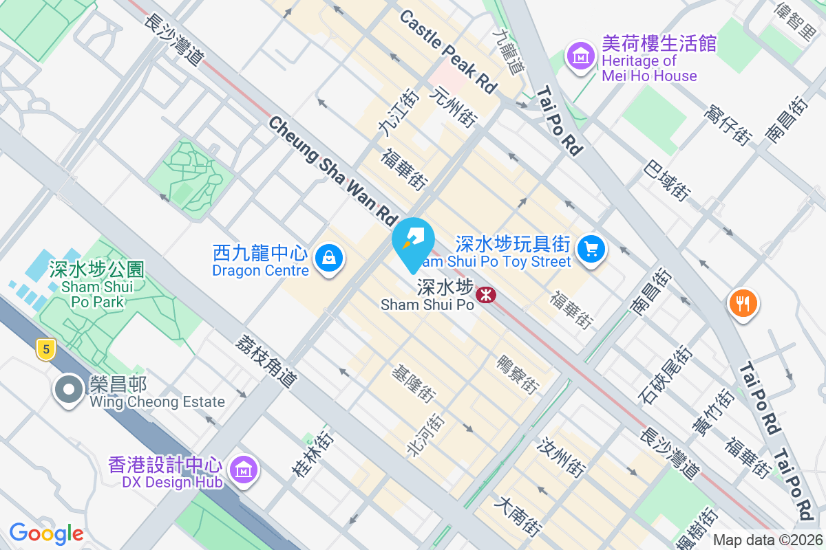 鴨寮街244號 地圖位置