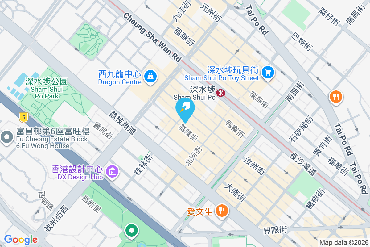 基隆街282號 地圖位置