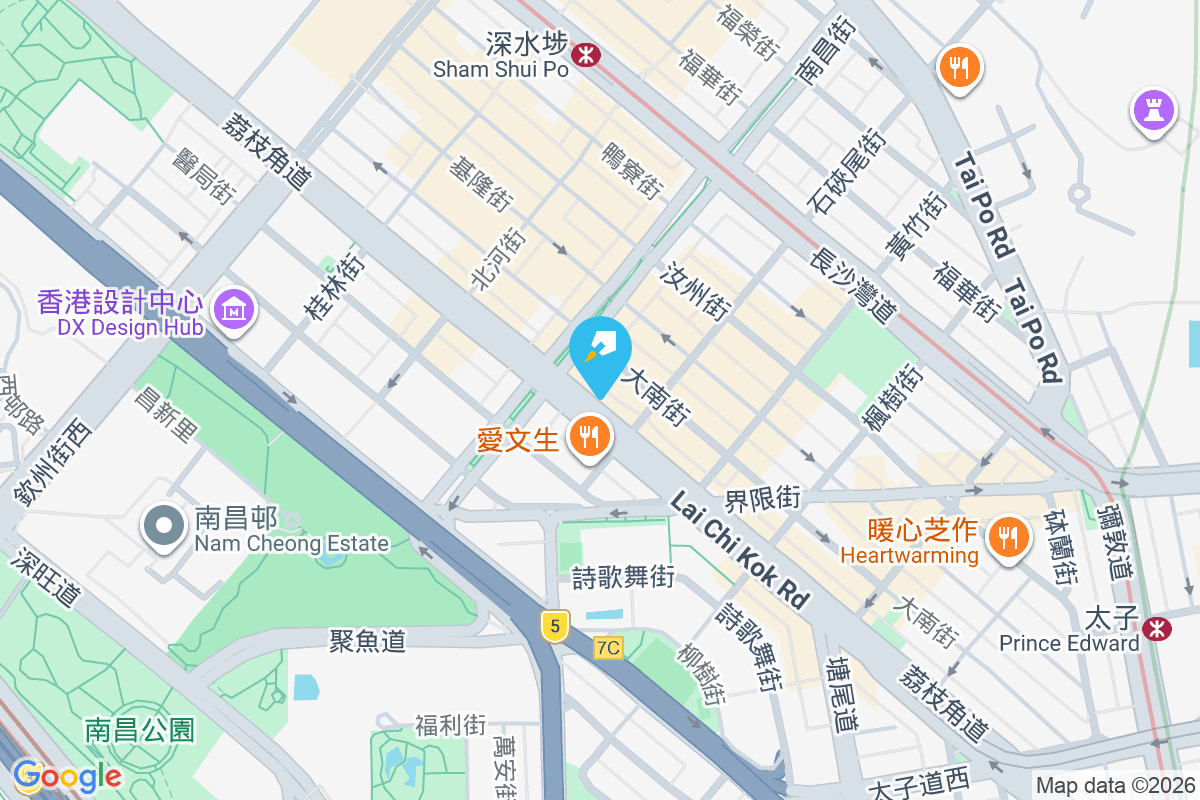 荔枝角道252號 地圖位置