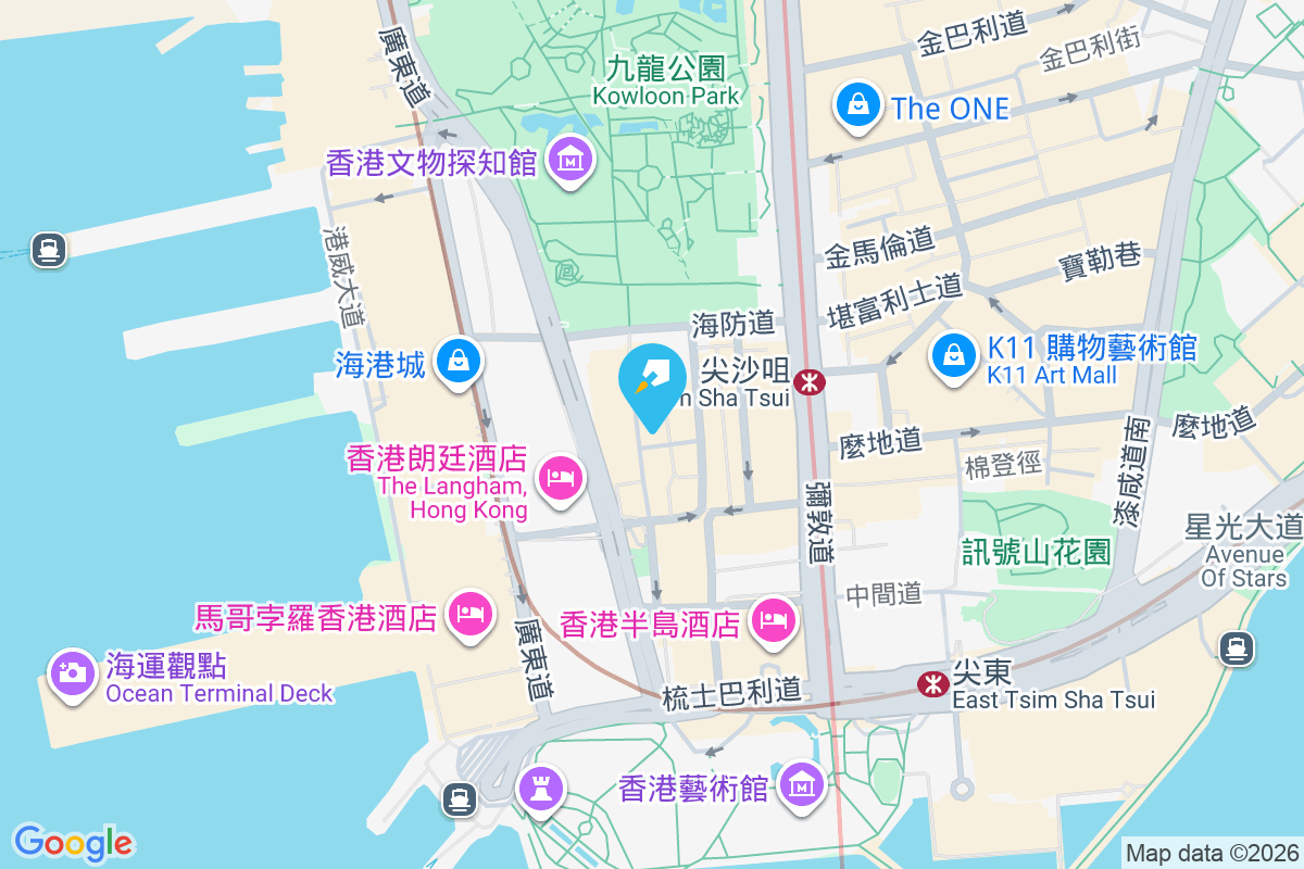 亞士厘道16號 地圖位置
