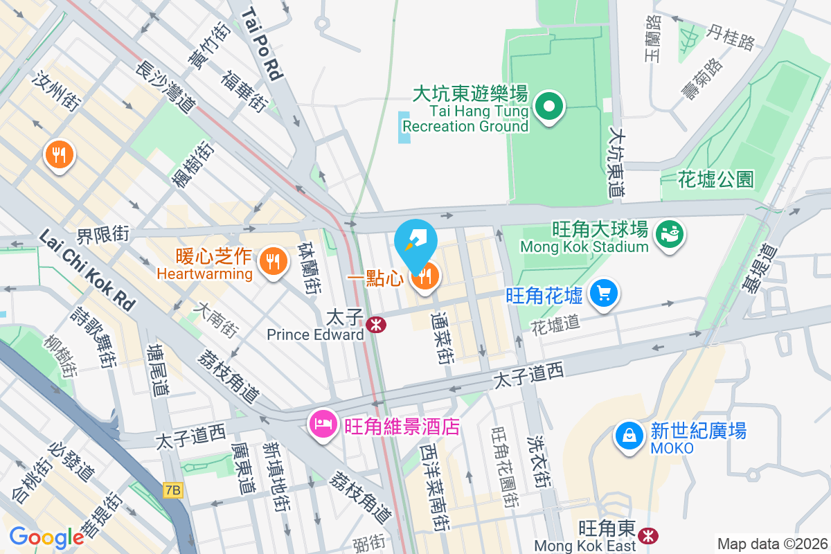 通菜街215A號 地圖位置