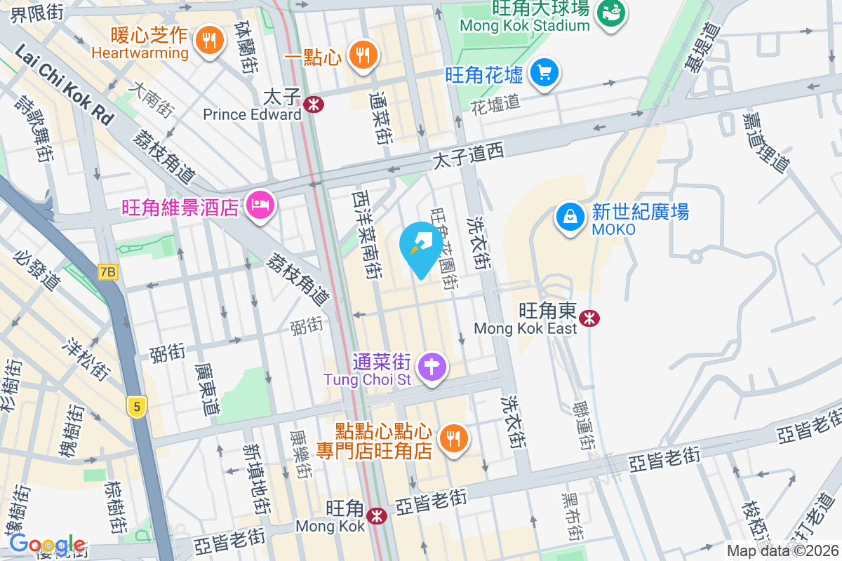 通菜街160號 地圖位置