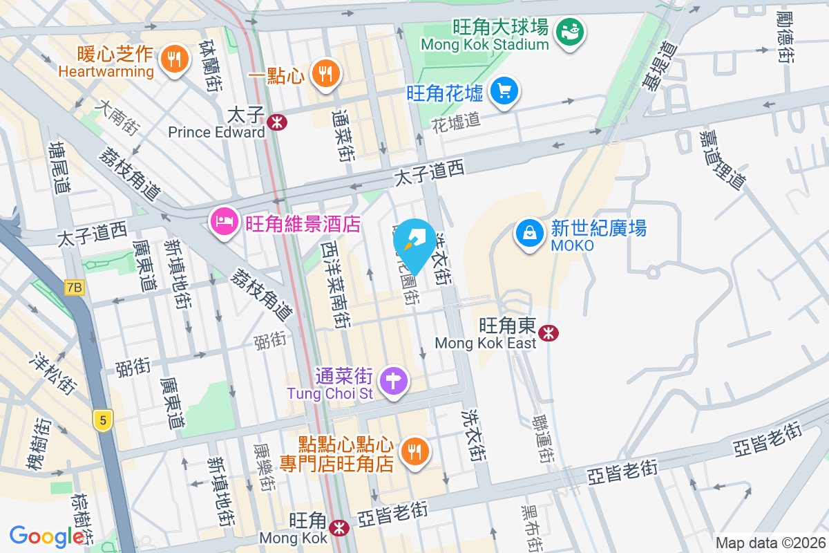 花園街184號 地圖位置