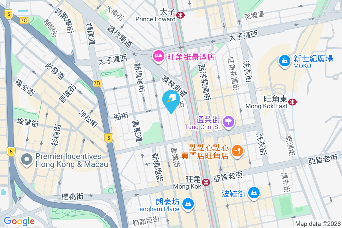 砵蘭街349號 地圖位置