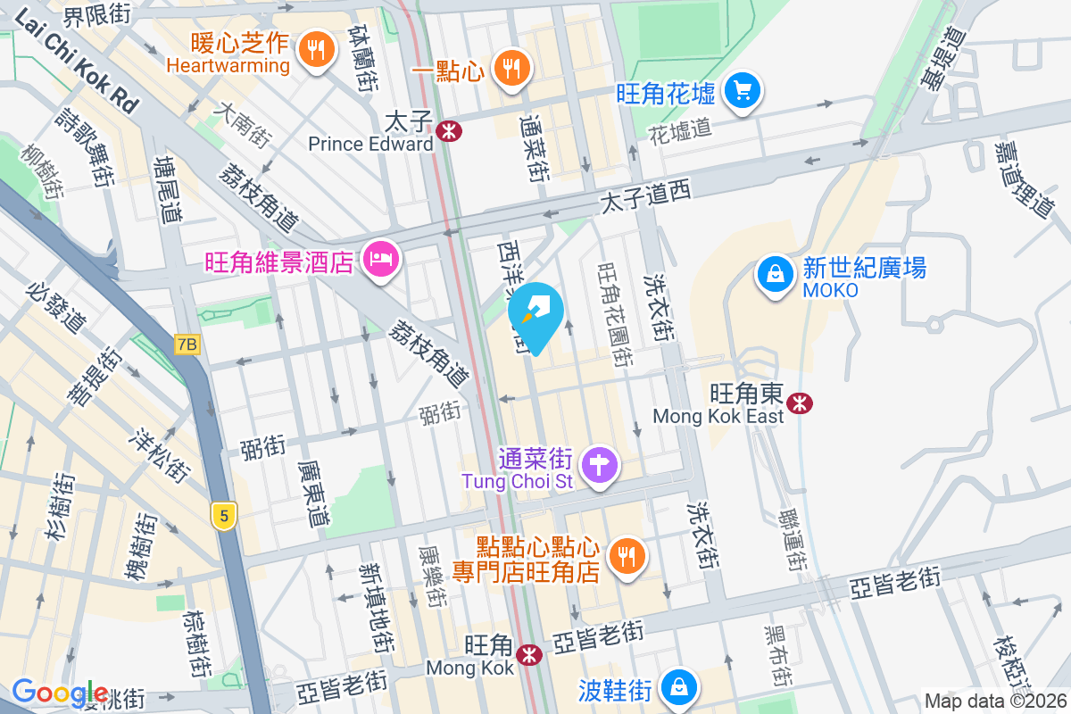 西洋菜南街226號 地圖位置