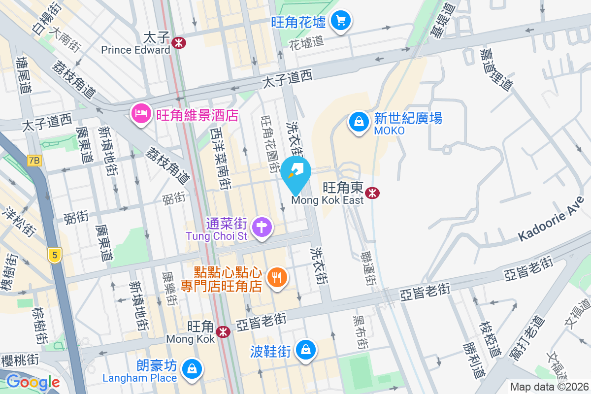 洗衣街153號 地圖位置
