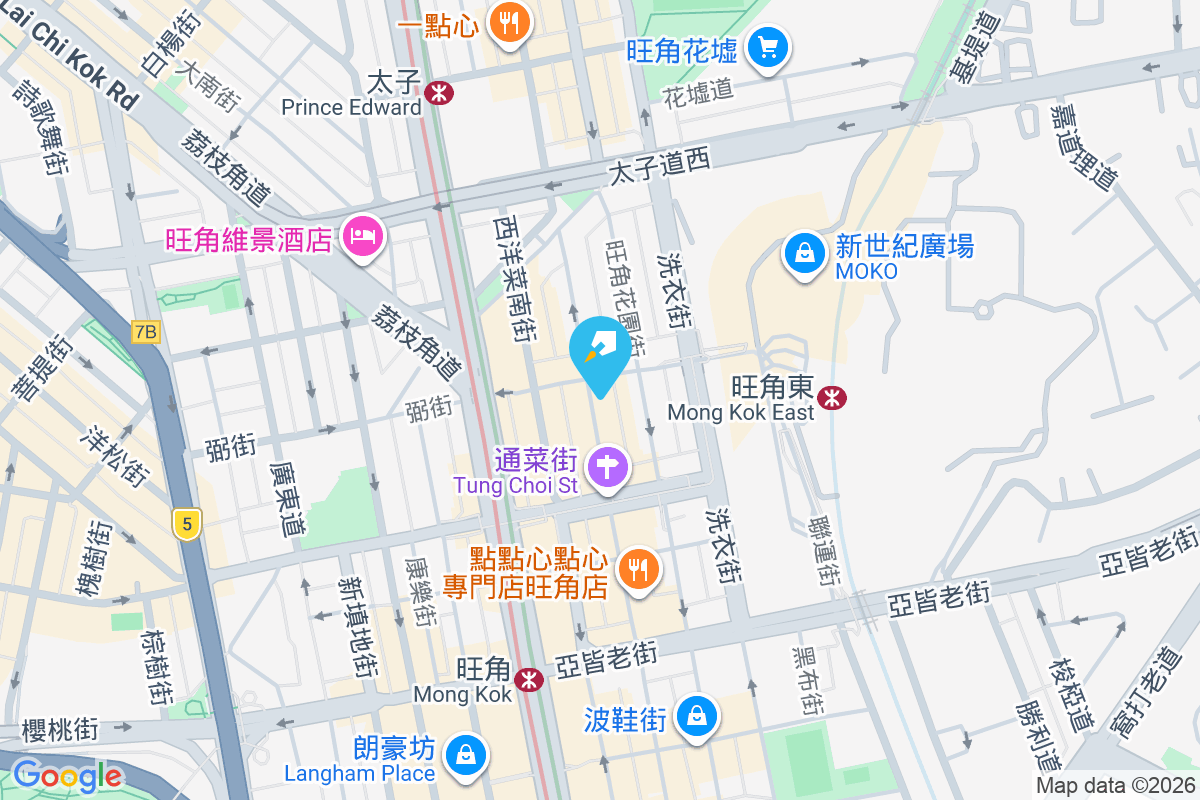 通菜街152號 地圖位置