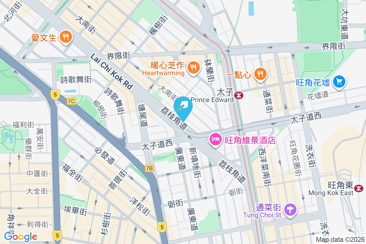 荔枝角道68號 地圖位置