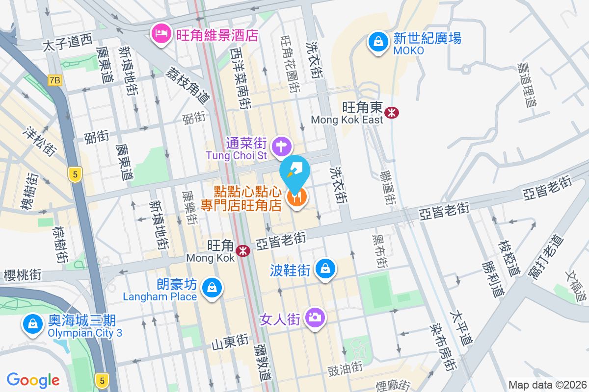 通菜街122號 地圖位置