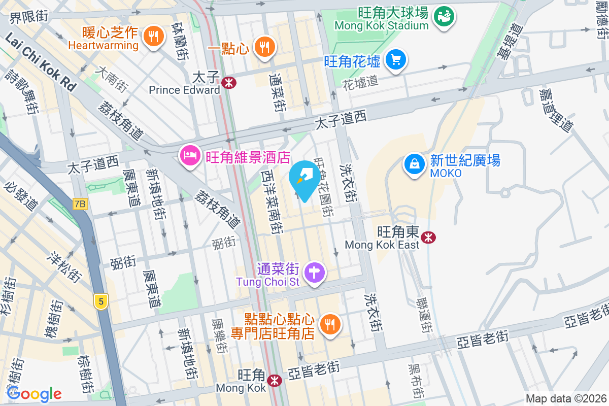 通菜街166號 地圖位置