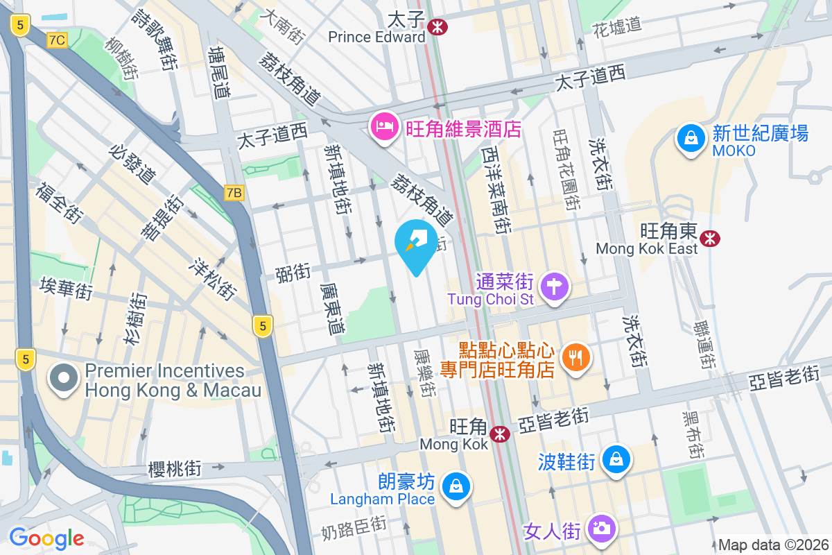 砵蘭街343號 地圖位置