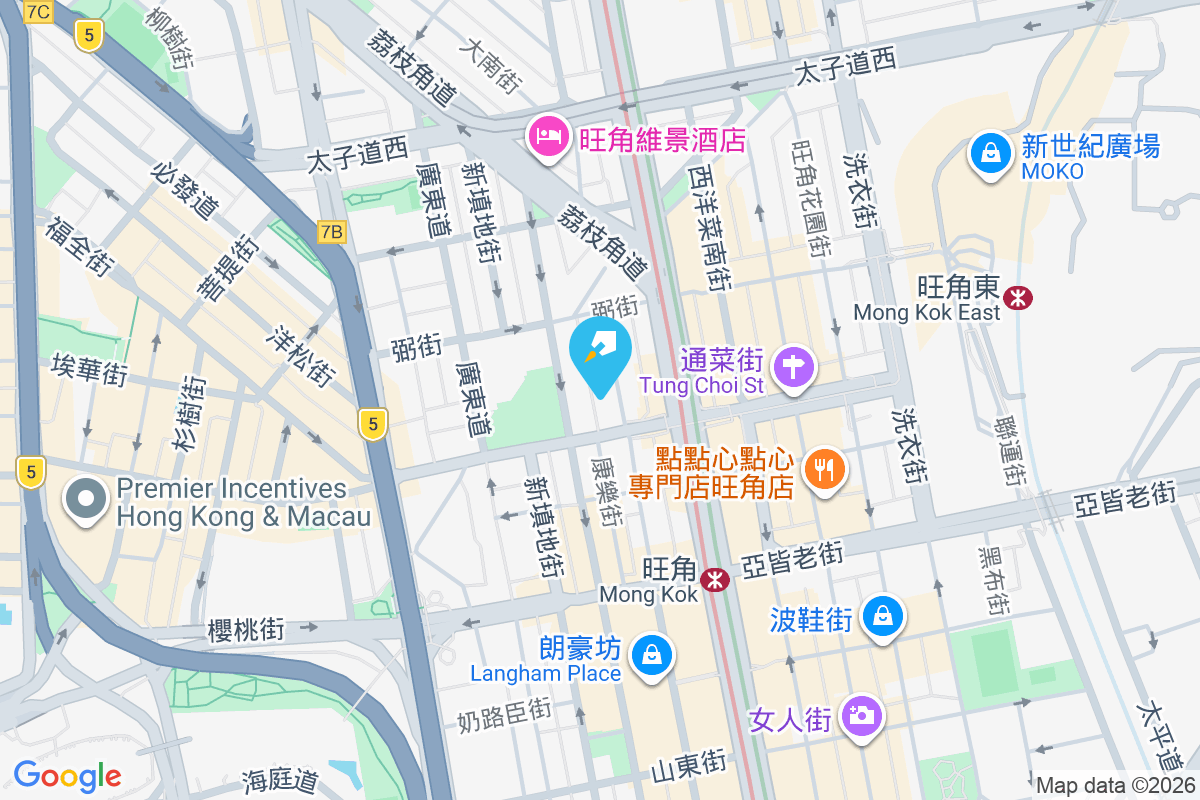 砵蘭街321號 地圖位置