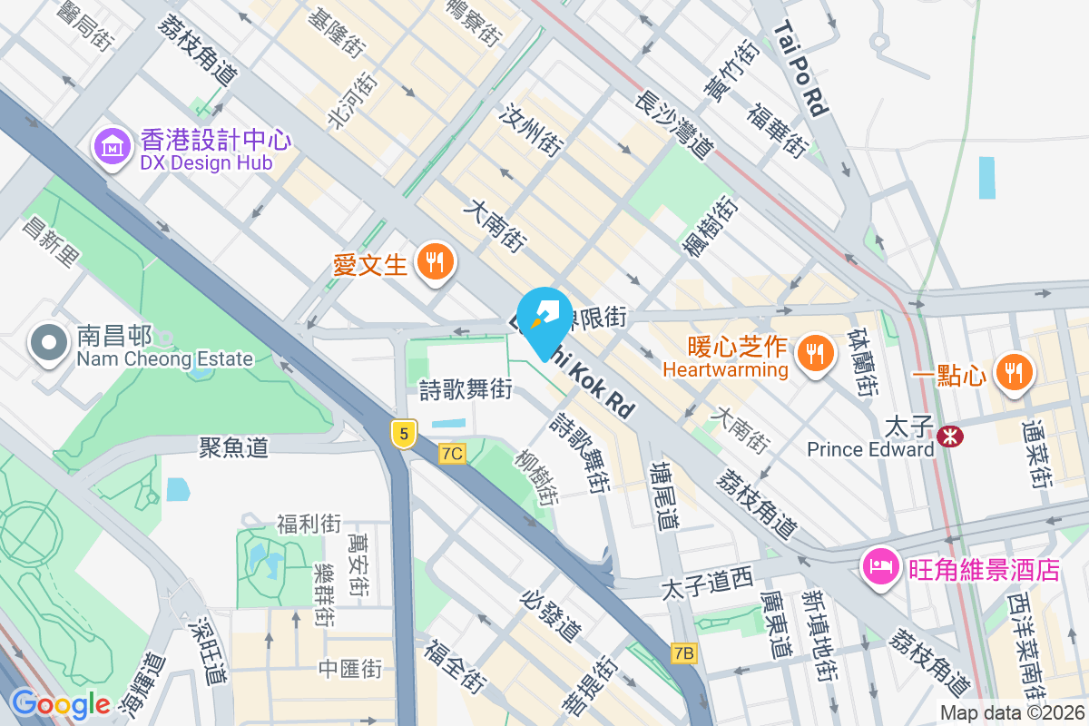 荔枝角道171A號 地圖位置