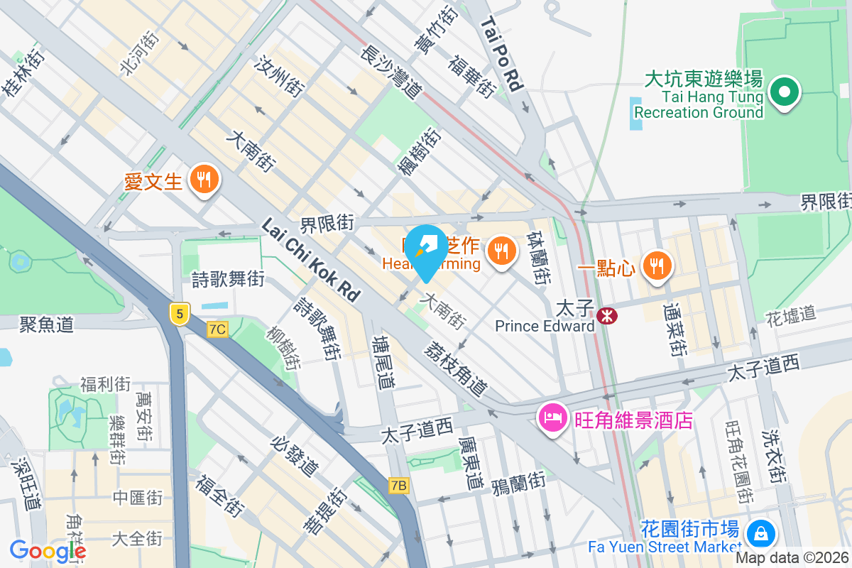 大南街100A號 地圖位置