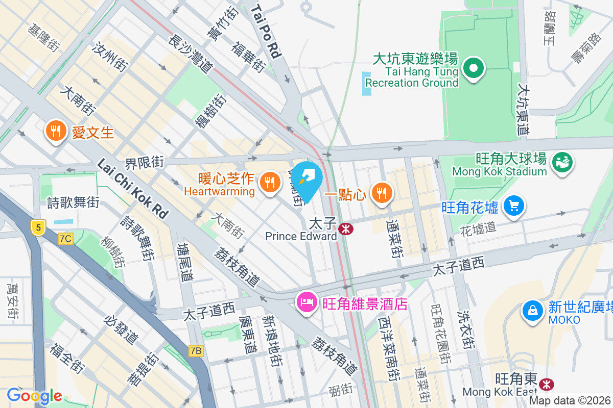 砵蘭街420-422A號 地圖位置