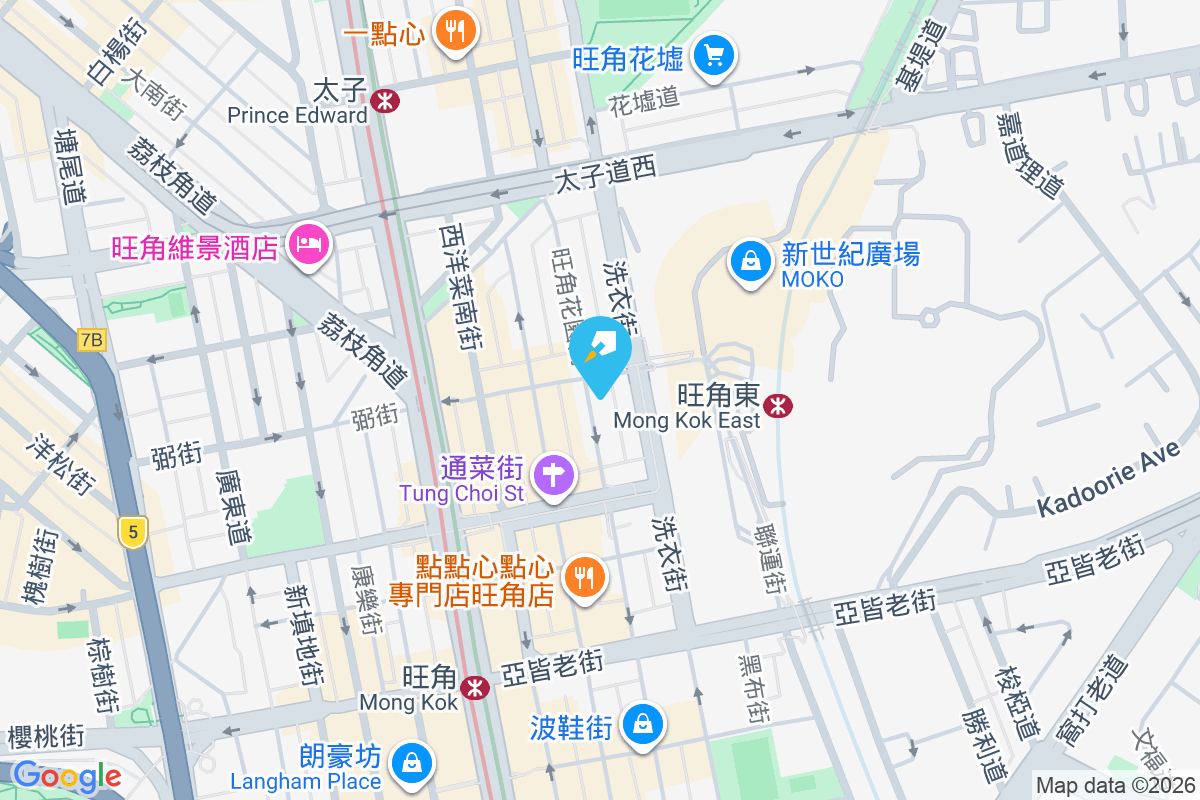 花園街166號 地圖位置