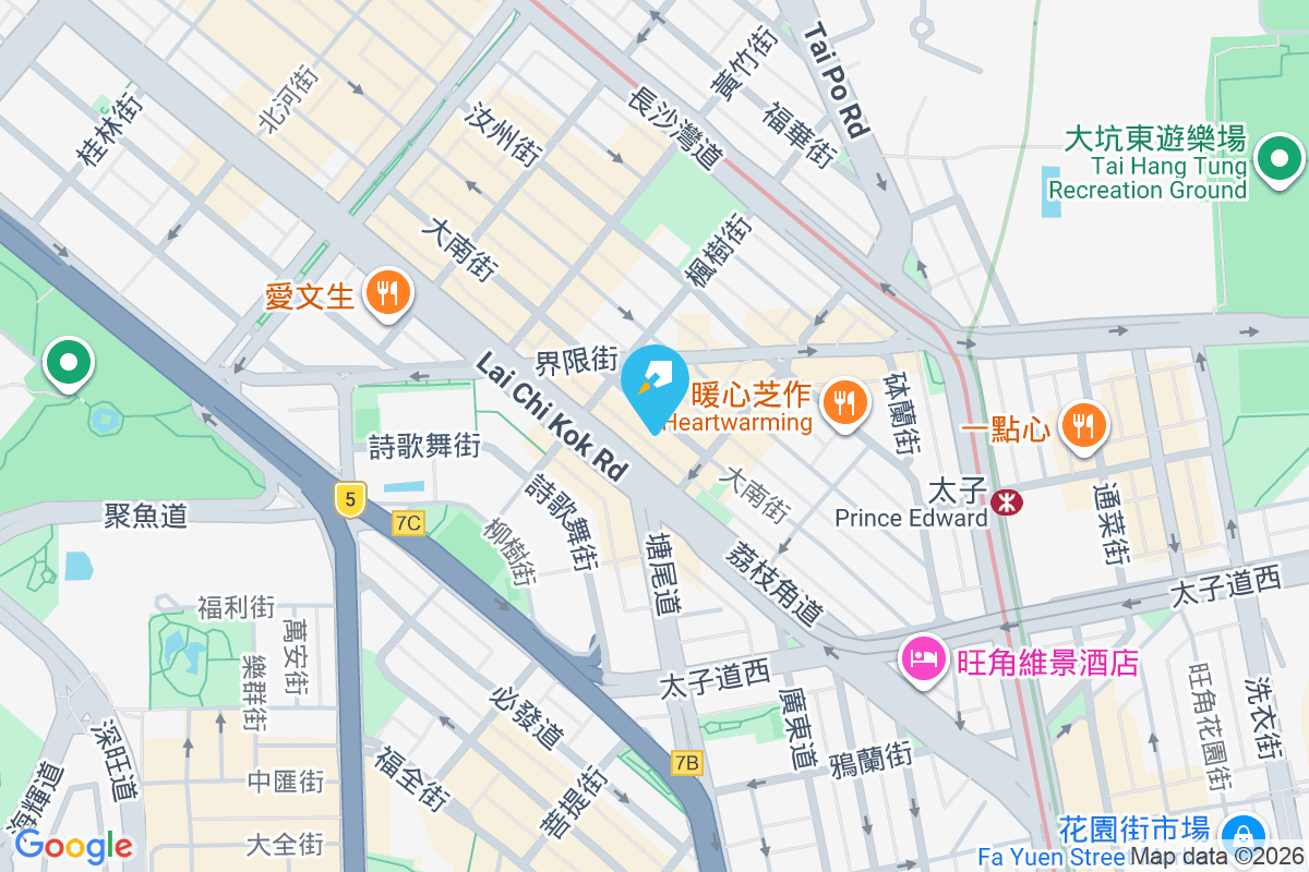 大南街113A號 地圖位置