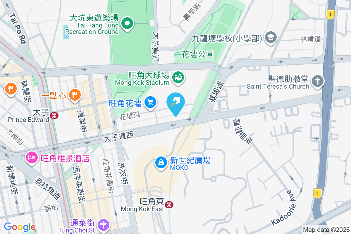 太子道西210號 地圖位置