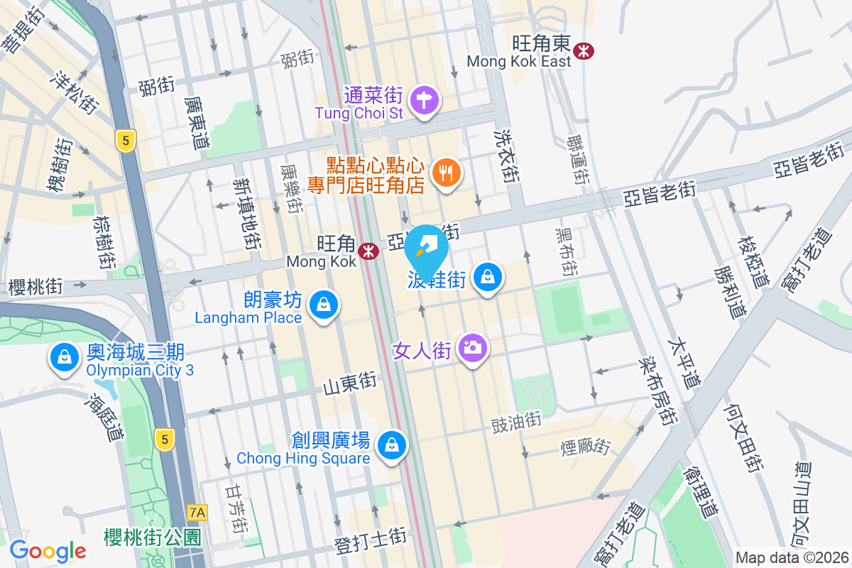 西洋菜南街72號 地圖位置