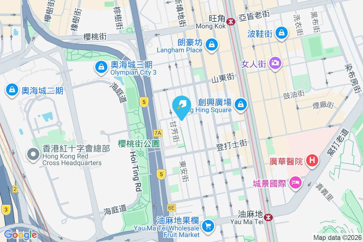 廣東道943號 地圖位置