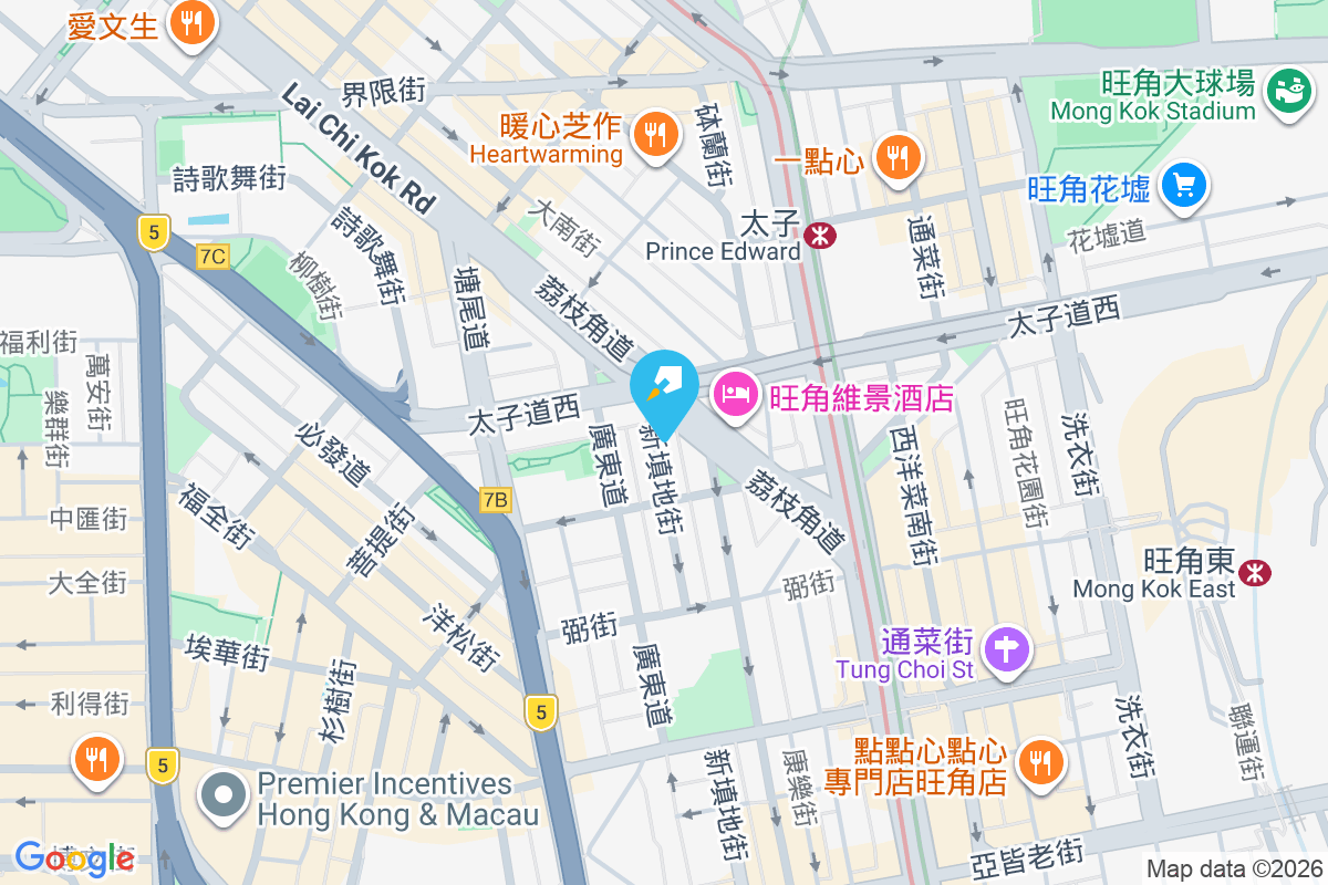 新填地街618-620號 地圖位置