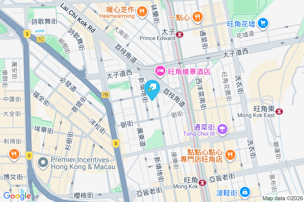 上海街685A號 地圖位置