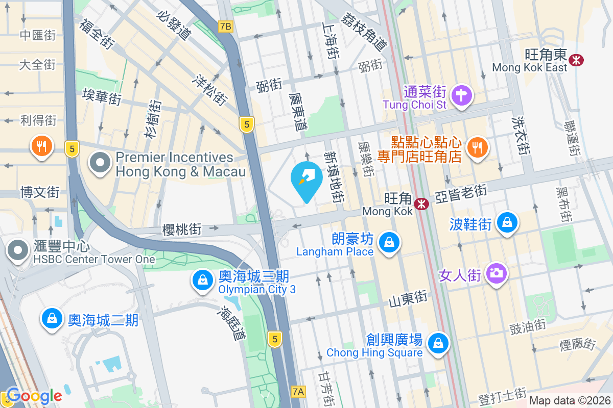廣東道1061號 地圖位置