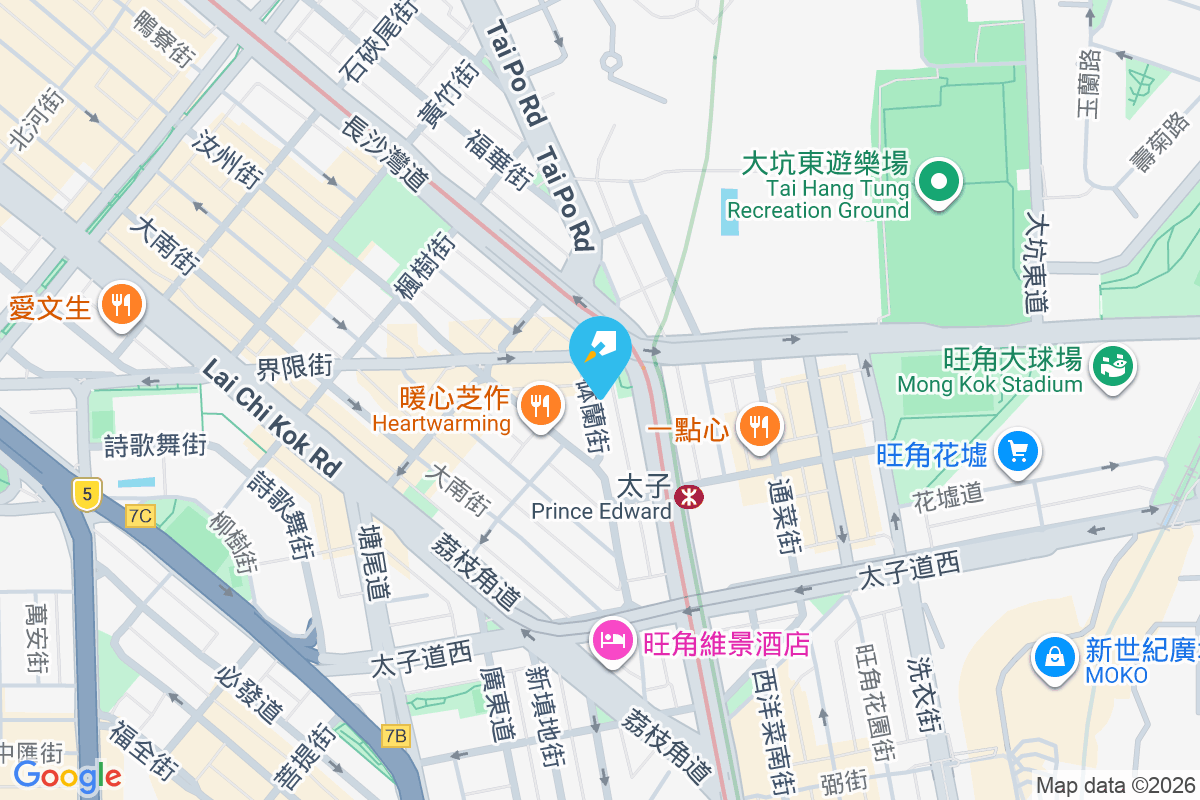砵蘭街442A號 地圖位置
