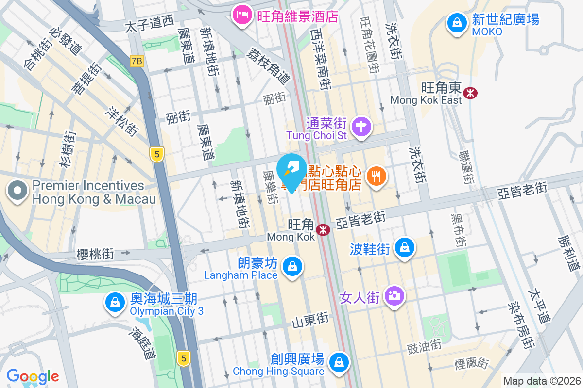 砵蘭街296號 地圖位置