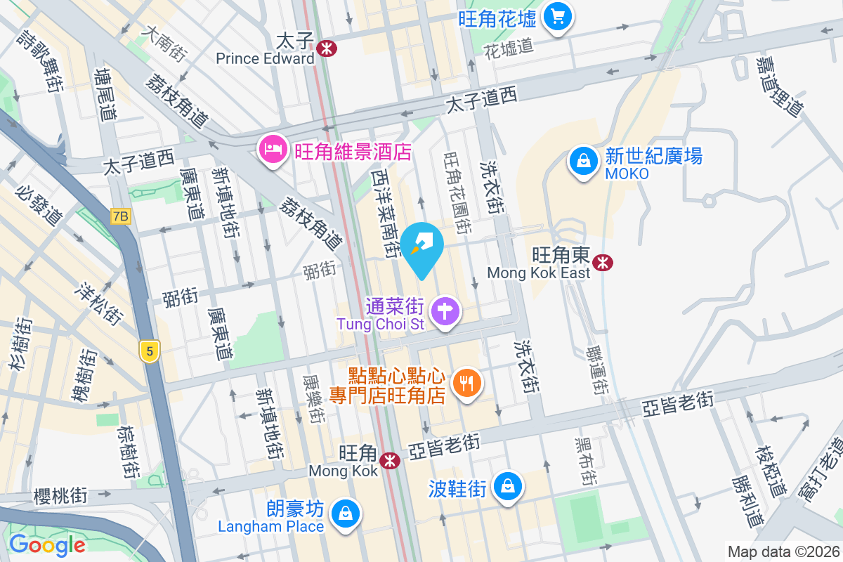 通菜街161號 地圖位置