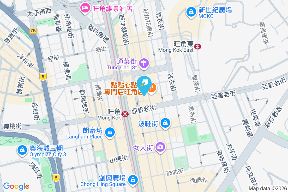 通菜街103號 地圖位置