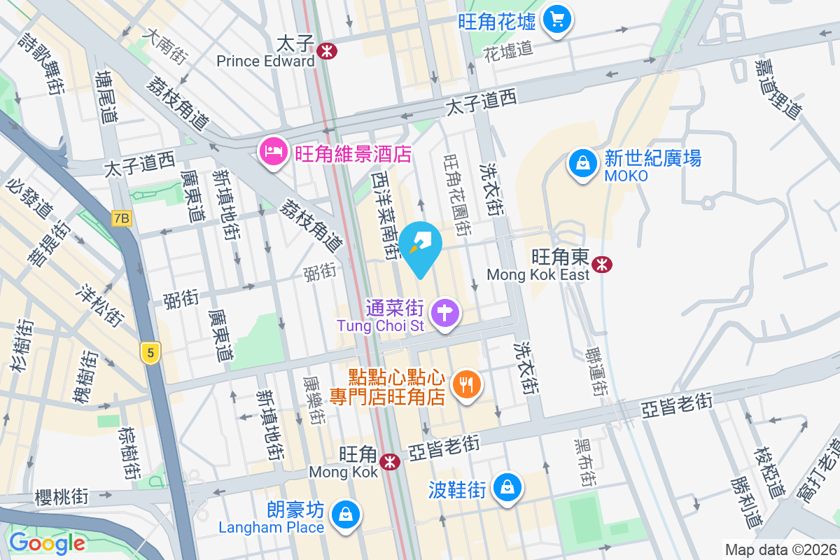 通菜街163號 地圖位置