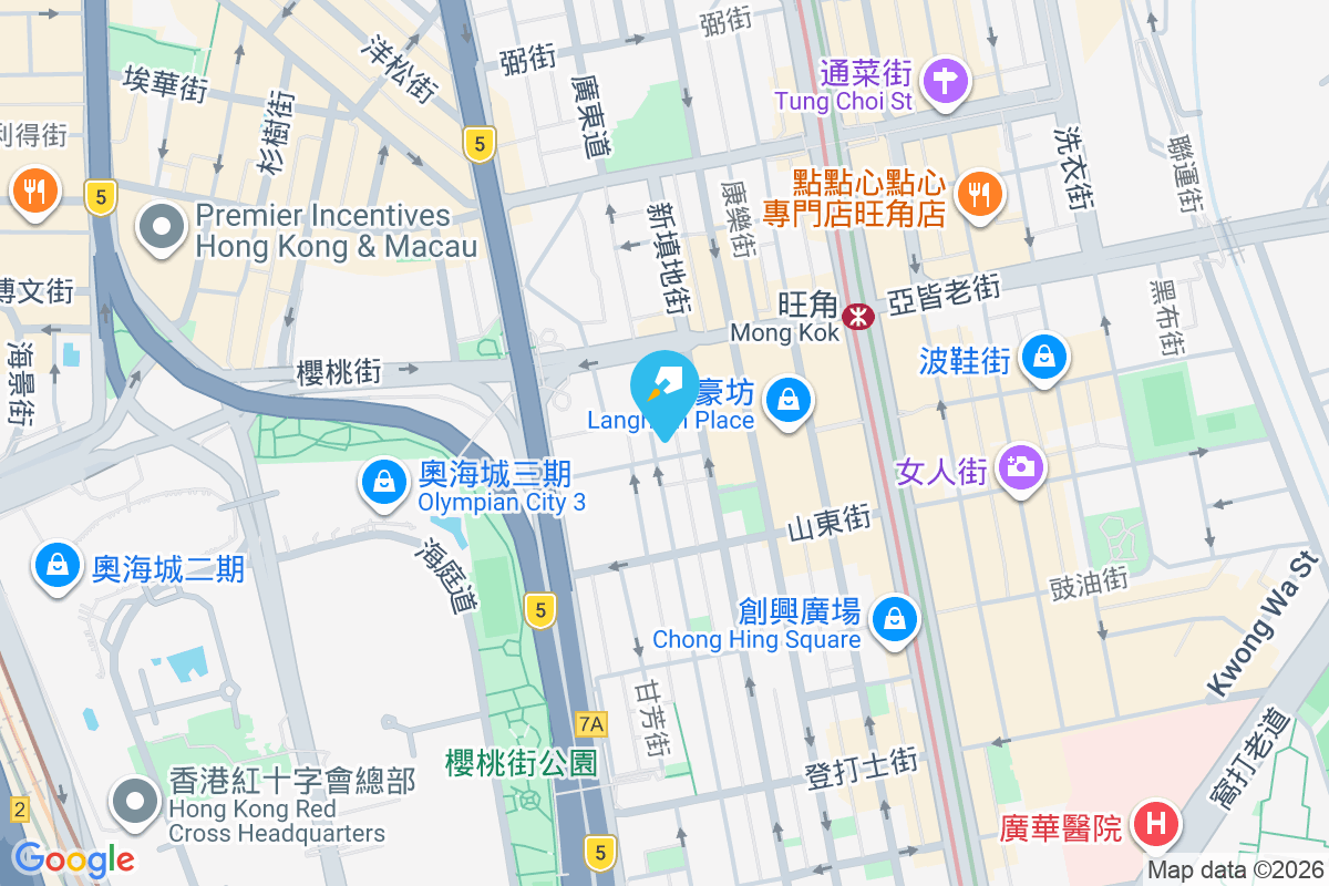 廣東道1028號 地圖位置