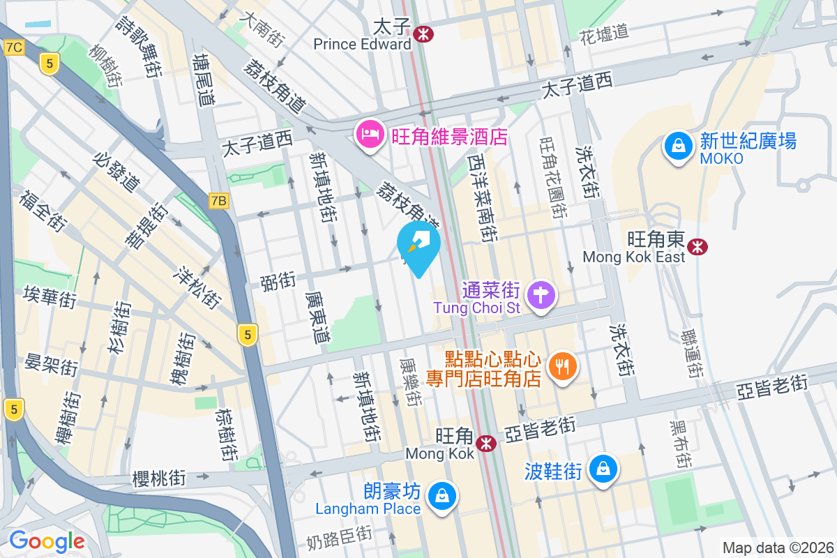 砵蘭街358號 地圖位置