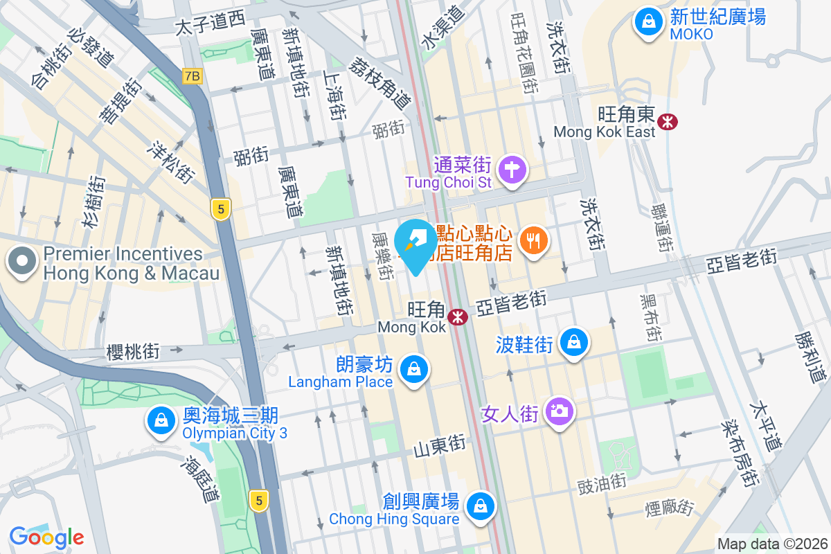砵蘭街288號 地圖位置