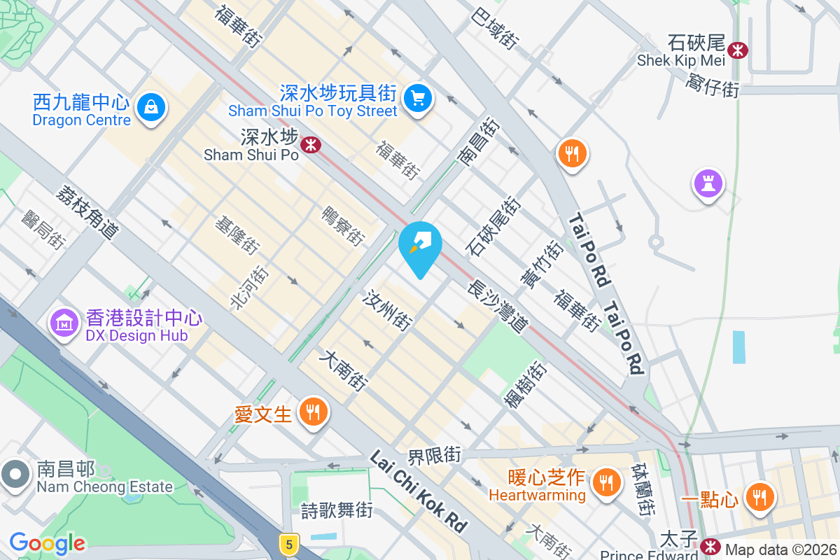 鴨寮街110號 地圖位置