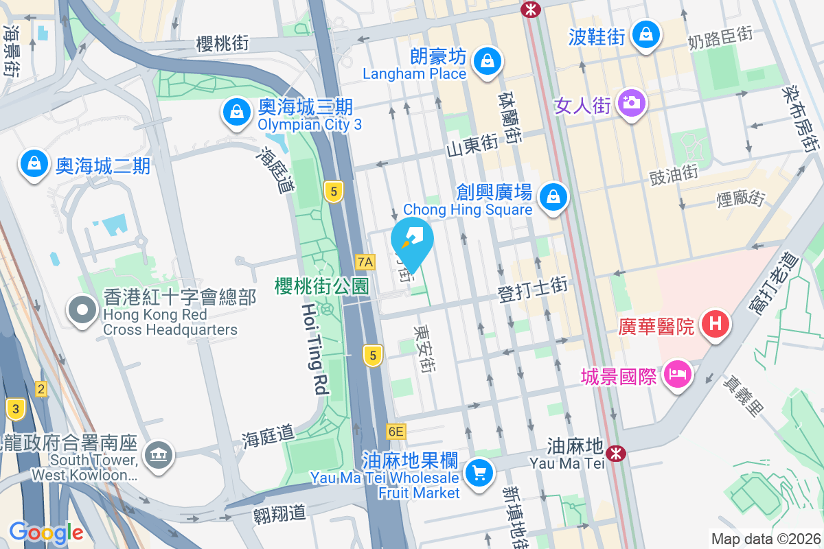 甘芳街25號 地圖位置